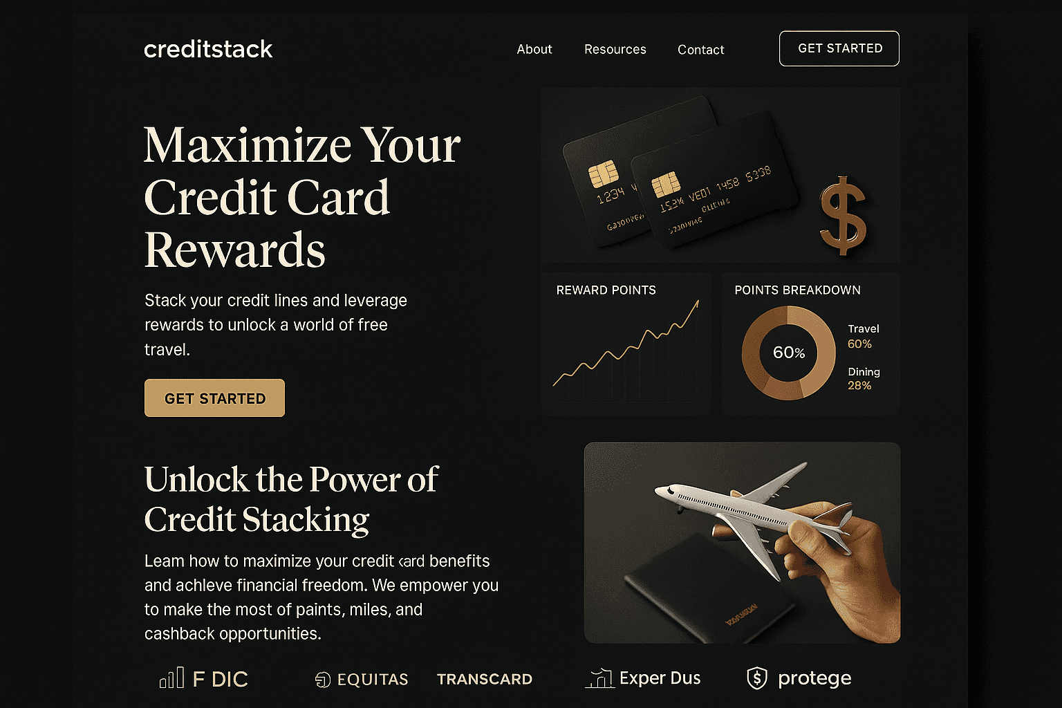 creditstack.ai website mockup
